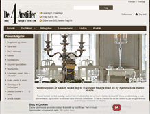 Tablet Screenshot of butikde4aarstider.dk